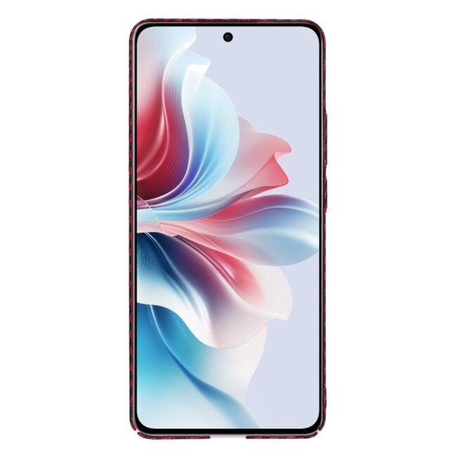 Husa pentru  Oppo Reno 11F CarbonFiber UltraSlim, Lightweight, rosu