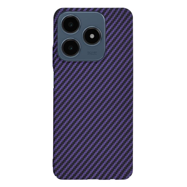 Husa pentru  Realme C61, Realme C63 CarbonFiber UltraSlim, Lightweight, mov