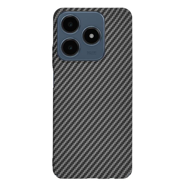 Husa pentru  Realme C61, Realme C63 CarbonFiber UltraSlim, Lightweight, negru