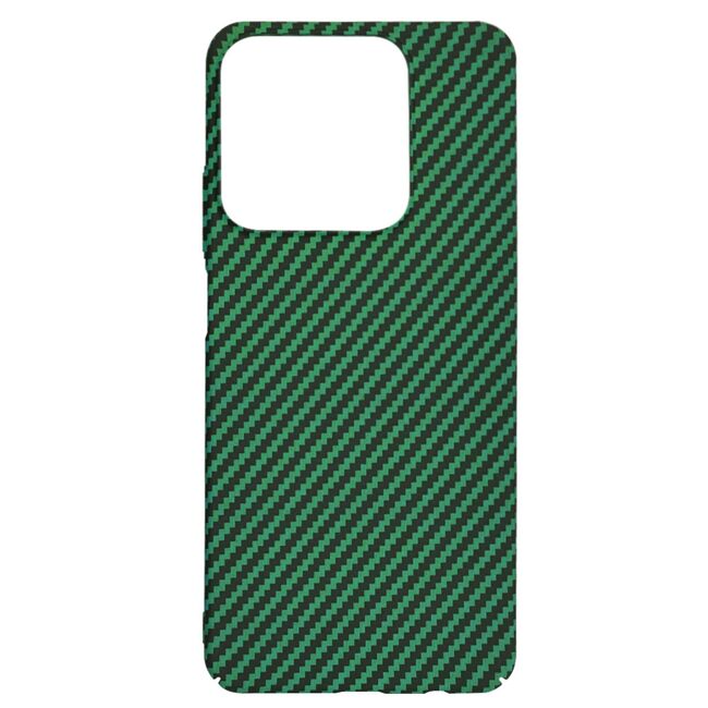 Husa pentru  Realme C61, Realme C63 CarbonFiber UltraSlim, Lightweight, verde