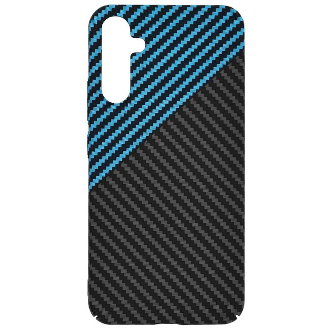 Husa pentru  Samsung Galaxy A05s CarbonFiber UltraSlim, Lightweight, albastru negru