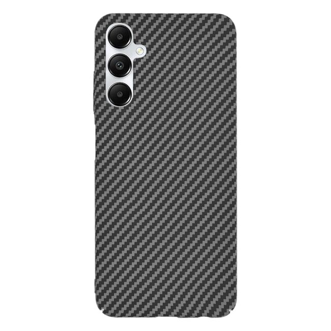Husa pentru  Samsung Galaxy A05s CarbonFiber UltraSlim, Lightweight, negru