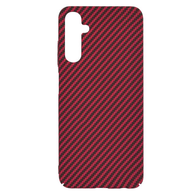 Husa pentru  Samsung Galaxy A05s CarbonFiber UltraSlim, Lightweight, rosu