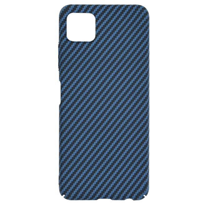 Husa pentru  Samsung Galaxy A22 5G CarbonFiber UltraSlim, Lightweight, albastru