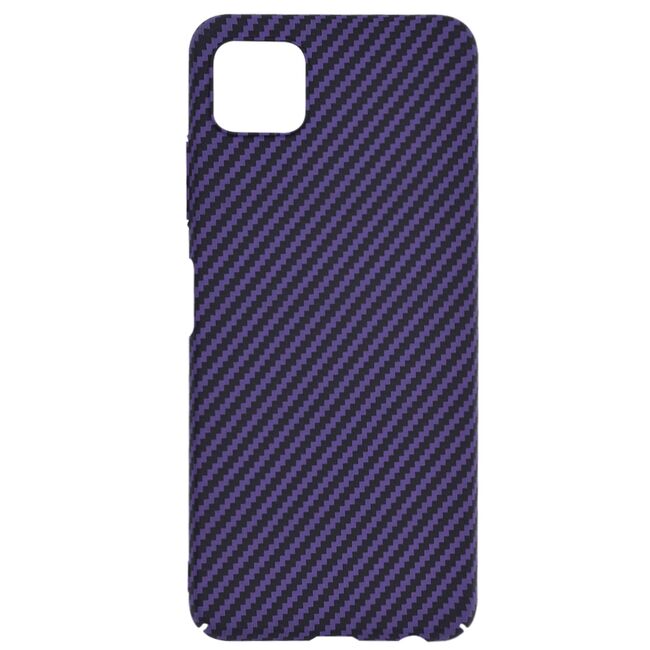 Husa pentru  Samsung Galaxy A22 5G CarbonFiber UltraSlim, Lightweight, mov