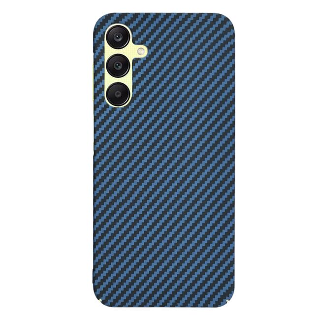 Husa pentru  Samsung Galaxy A25 CarbonFiber UltraSlim, Lightweight, albastru