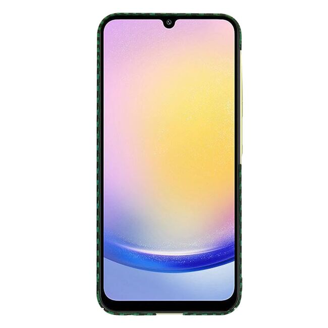 Husa pentru  Samsung Galaxy A25 CarbonFiber UltraSlim, Lightweight, verde