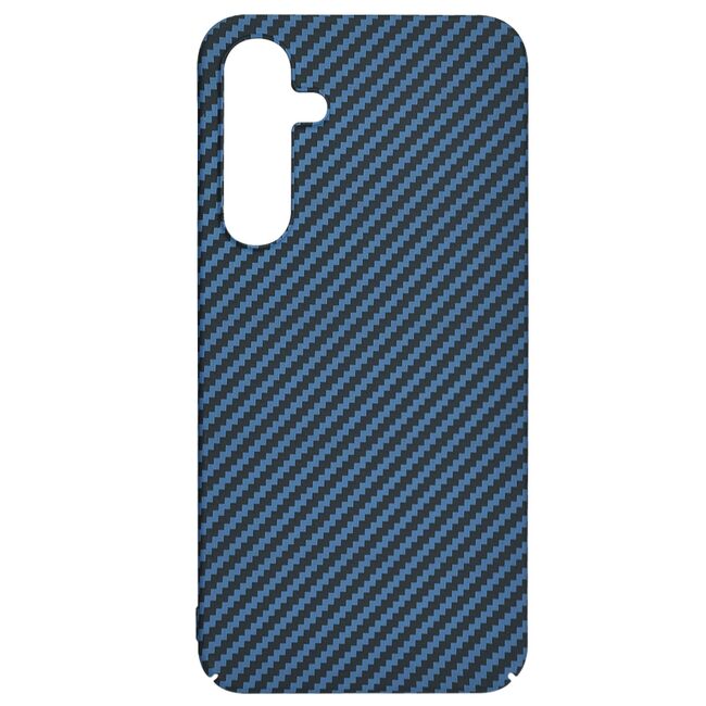 Husa pentru  Samsung Galaxy A35 CarbonFiber UltraSlim, Lightweight, albastru