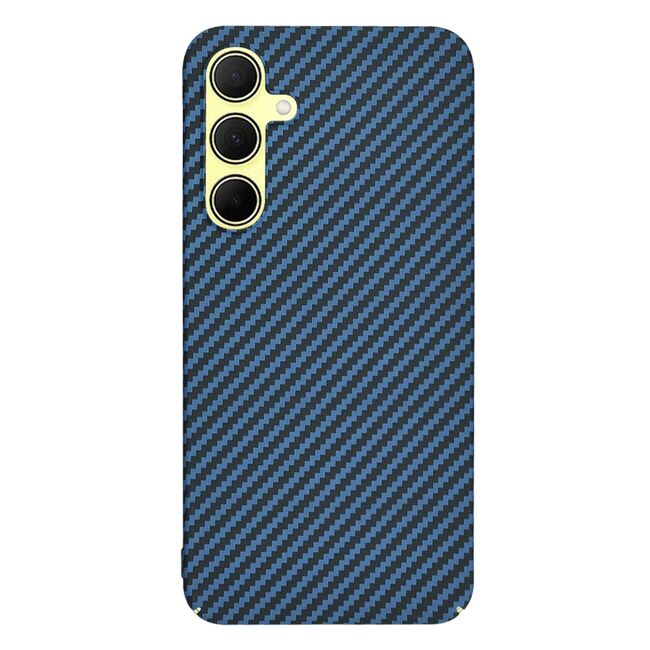 Husa pentru  Samsung Galaxy A35 CarbonFiber UltraSlim, Lightweight, albastru