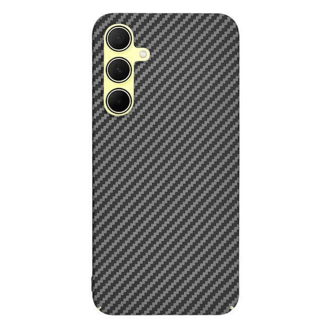 Husa pentru  Samsung Galaxy A35 CarbonFiber UltraSlim, Lightweight, negru