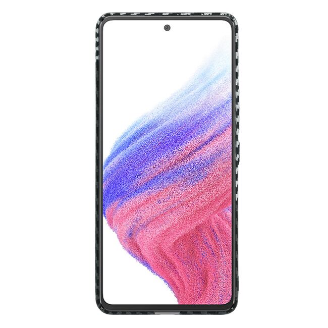 Husa pentru  Samsung Galaxy A53 5G CarbonFiber UltraSlim, Lightweight, gri