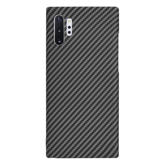 Husa pentru  Samsung Galaxy Note 10 Plus CarbonFiber UltraSlim, Lightweight, negru