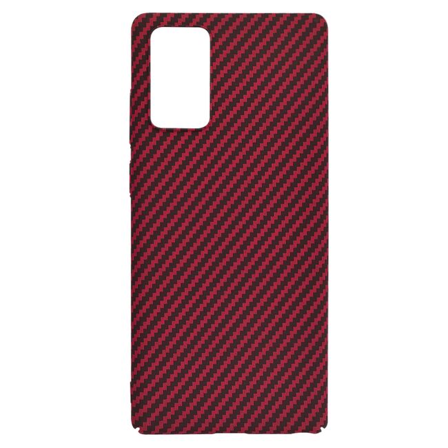Husa pentru  Samsung Galaxy Note 20 CarbonFiber UltraSlim, Lightweight, rosu