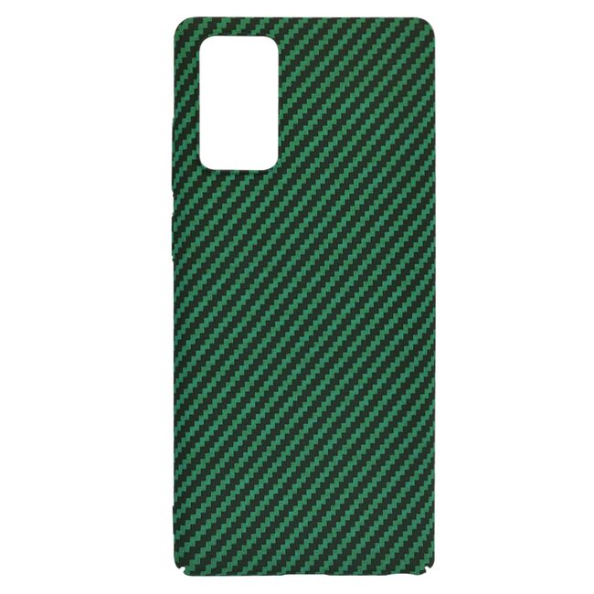 Husa pentru  Samsung Galaxy Note 20 CarbonFiber UltraSlim, Lightweight, verde