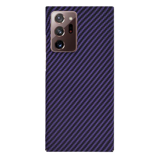 Husa pentru  Samsung Galaxy Note 20 Ultra CarbonFiber UltraSlim, Lightweight, mov