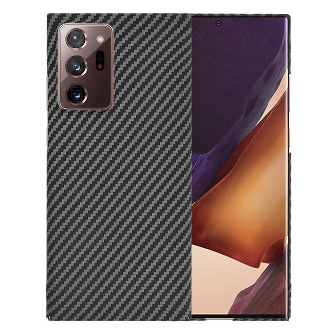 Husa pentru  Samsung Galaxy Note 20 Ultra CarbonFiber UltraSlim, Lightweight, negru