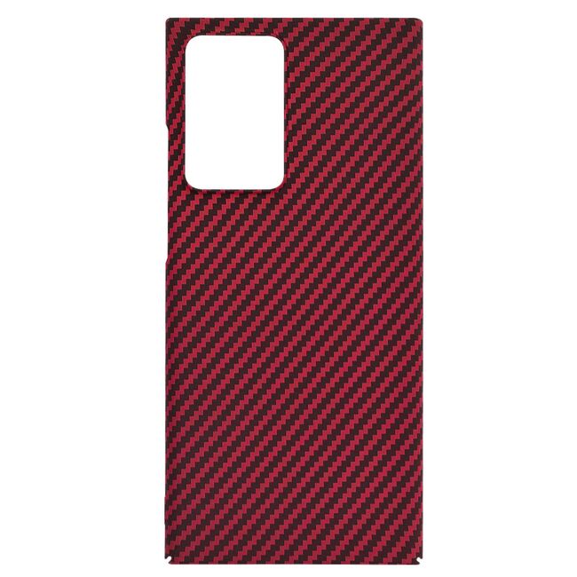 Husa pentru  Samsung Galaxy Note 20 Ultra CarbonFiber UltraSlim, Lightweight, rosu