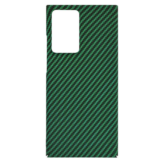 Husa pentru  Samsung Galaxy Note 20 Ultra CarbonFiber UltraSlim, Lightweight, verde