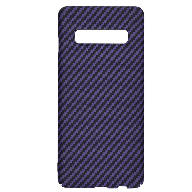 Husa pentru  Samsung Galaxy S10 CarbonFiber UltraSlim, Lightweight, mov