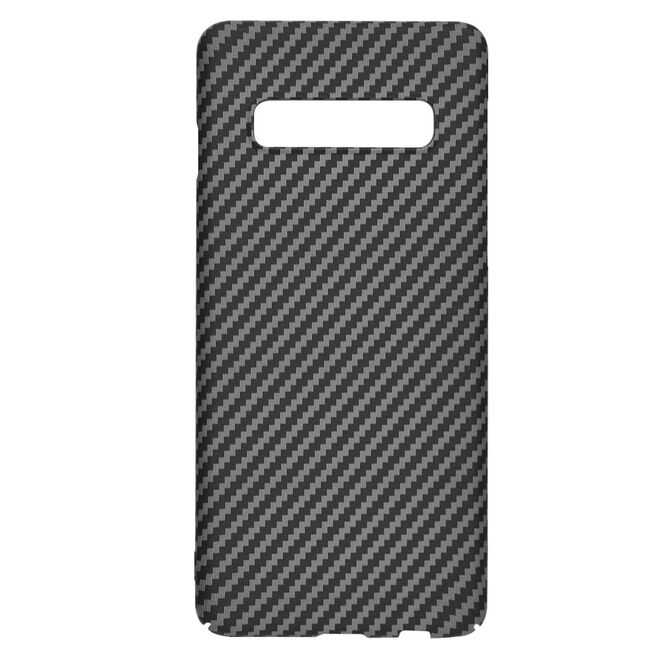 Husa pentru  Samsung Galaxy S10 CarbonFiber UltraSlim, Lightweight, negru