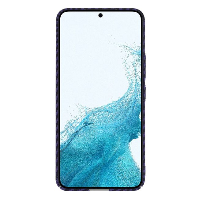 Husa pentru  Samsung Galaxy S22 5G CarbonFiber UltraSlim, Lightweight, mov