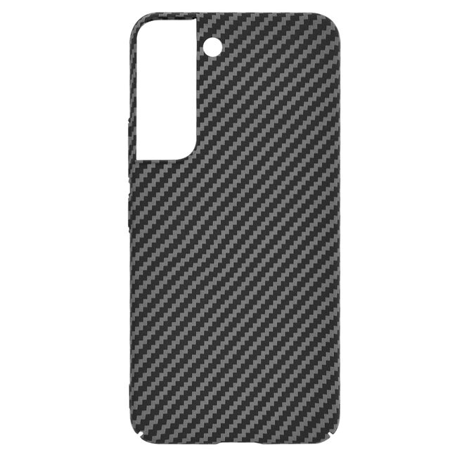 Husa pentru  Samsung Galaxy S22 5G CarbonFiber UltraSlim, Lightweight, negru