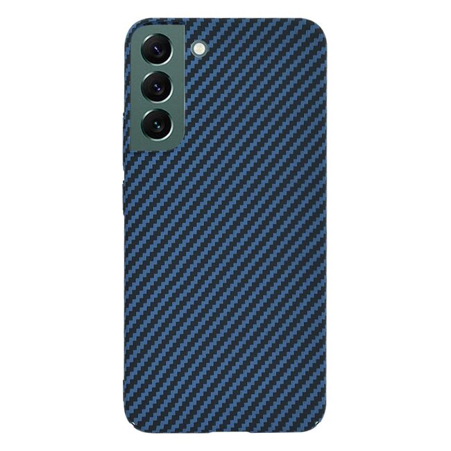 Husa pentru  Samsung Galaxy S22 Plus 5G CarbonFiber UltraSlim, Lightweight, albastru