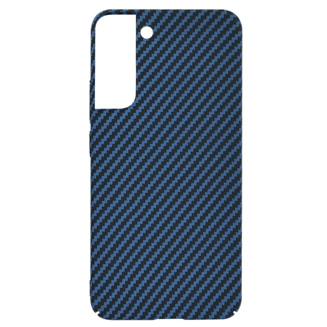 Husa pentru  Samsung Galaxy S22 Plus 5G CarbonFiber UltraSlim, Lightweight, albastru