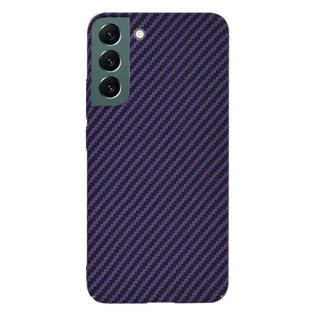 Husa pentru  Samsung Galaxy S22 Plus 5G CarbonFiber UltraSlim, Lightweight, mov