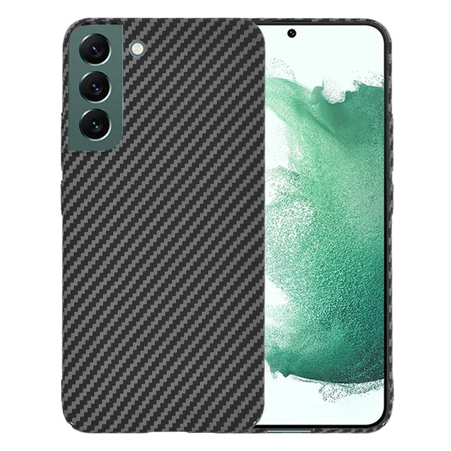 Husa pentru  Samsung Galaxy S22 Plus 5G CarbonFiber UltraSlim, Lightweight, negru