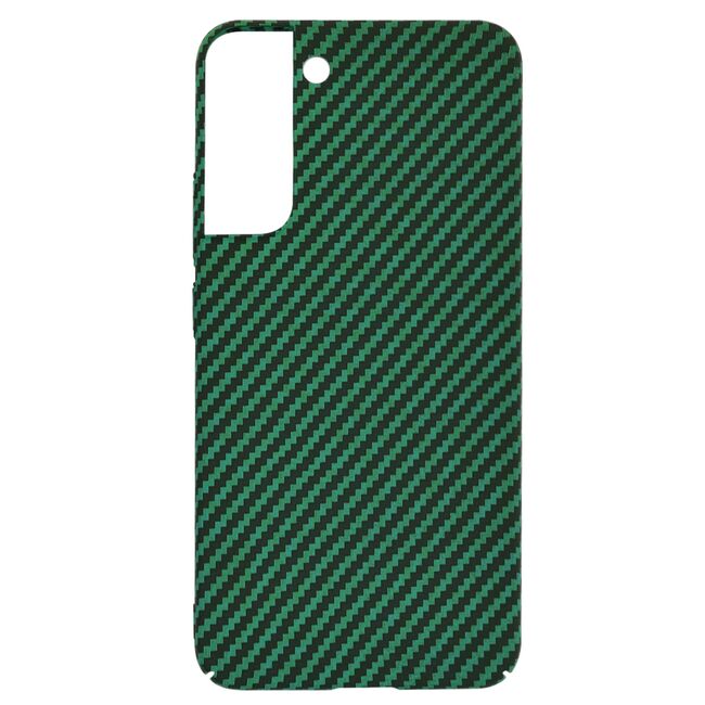 Husa pentru  Samsung Galaxy S22 Plus 5G CarbonFiber UltraSlim, Lightweight, verde