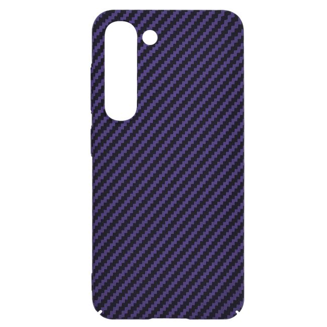 Husa pentru  Samsung Galaxy S23 CarbonFiber UltraSlim, Lightweight, mov