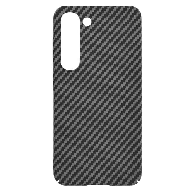Husa pentru  Samsung Galaxy S23 CarbonFiber UltraSlim, Lightweight, negru