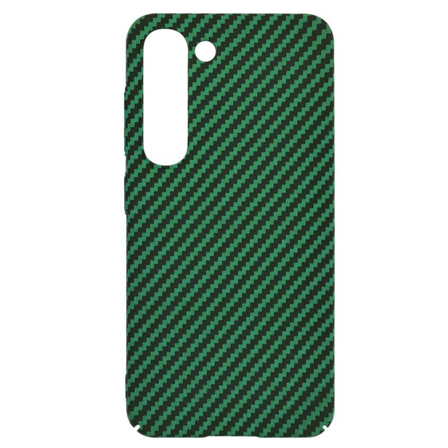 Husa pentru  Samsung Galaxy S23 CarbonFiber UltraSlim, Lightweight, verde