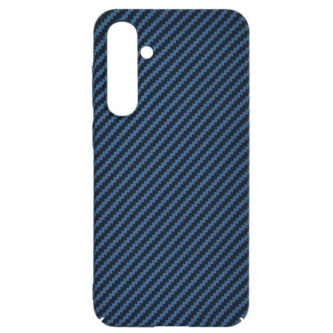 Husa pentru  Samsung Galaxy S23 FE CarbonFiber UltraSlim, Lightweight, albastru