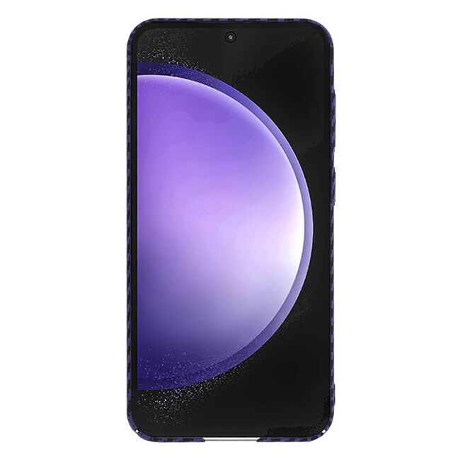 Husa pentru  Samsung Galaxy S23 FE CarbonFiber UltraSlim, Lightweight, mov