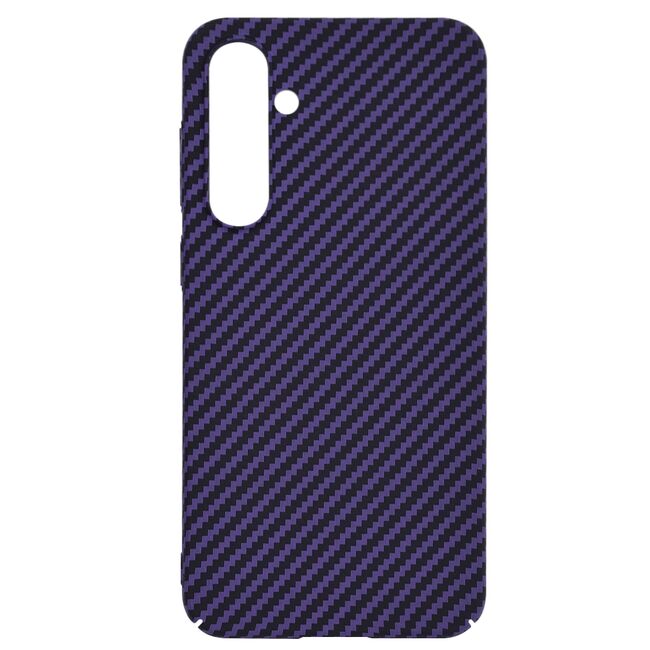 Husa pentru  Samsung Galaxy S23 FE CarbonFiber UltraSlim, Lightweight, mov