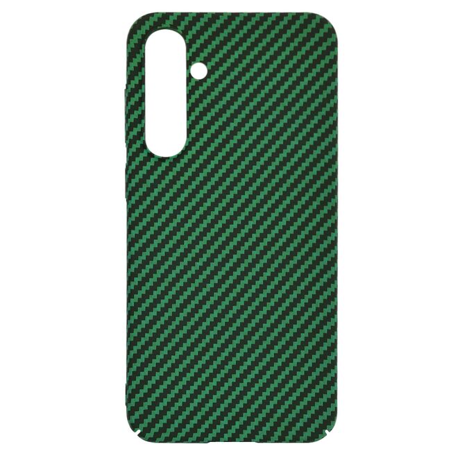 Husa pentru  Samsung Galaxy S23 FE CarbonFiber UltraSlim, Lightweight, verde