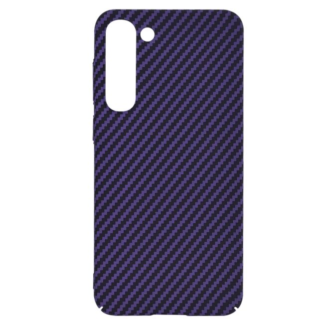 Husa pentru  Samsung Galaxy S23 Plus  CarbonFiber UltraSlim, Lightweight, mov