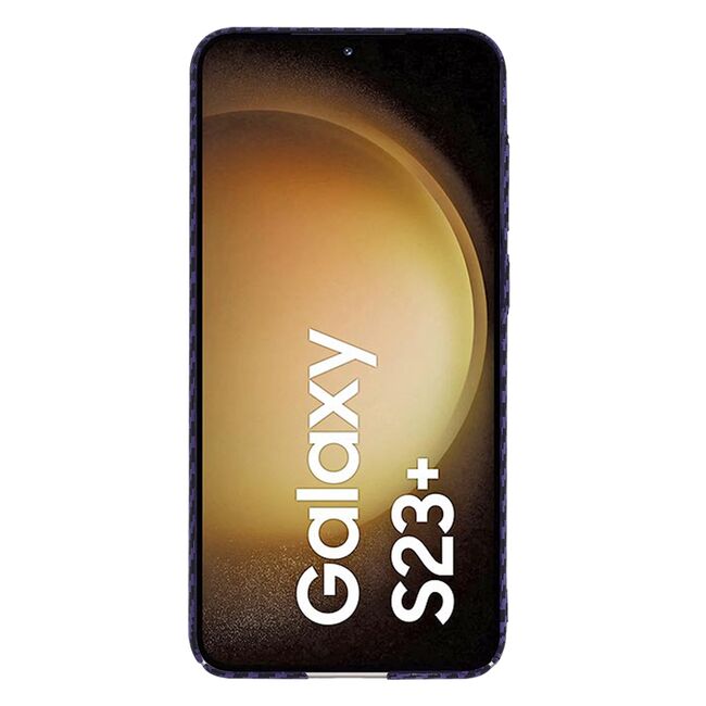 Husa pentru  Samsung Galaxy S23 Plus  CarbonFiber UltraSlim, Lightweight, mov