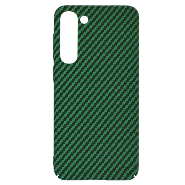 Husa pentru  Samsung Galaxy S23 Plus  CarbonFiber UltraSlim, Lightweight, verde