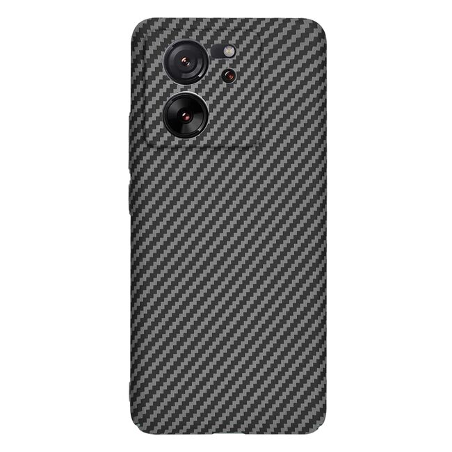 Husa pentru  Xiaomi 13T, 13T Pro CarbonFiber UltraSlim, Lightweight, negru
