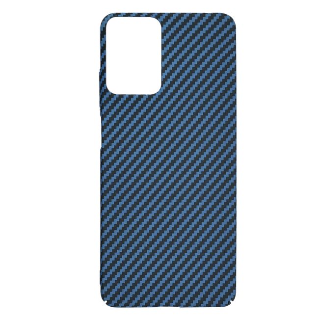 Husa pentru Motorola Moto G04 / G24 / G24 Power, Moto E14 CarbonFiber UltraSlim, Lightweight, albastru