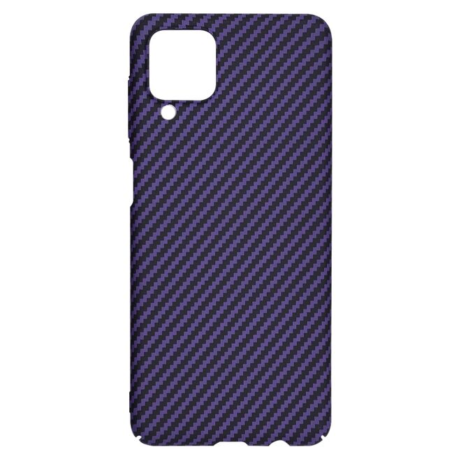 Husa pentru Samsung Galaxy A12 CarbonFiber UltraSlim, Lightweight, mov