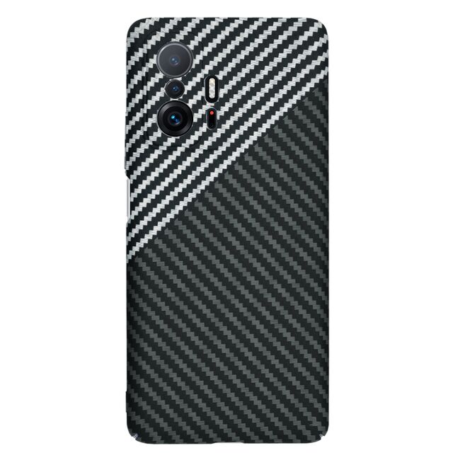 Husa pentru Xiaomi 11T 5G, 11T PRO 5G  CarbonFiber UltraSlim, Lightweight, gri