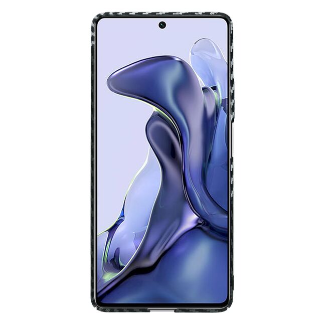 Husa pentru Xiaomi 11T 5G, 11T PRO 5G  CarbonFiber UltraSlim, Lightweight, gri