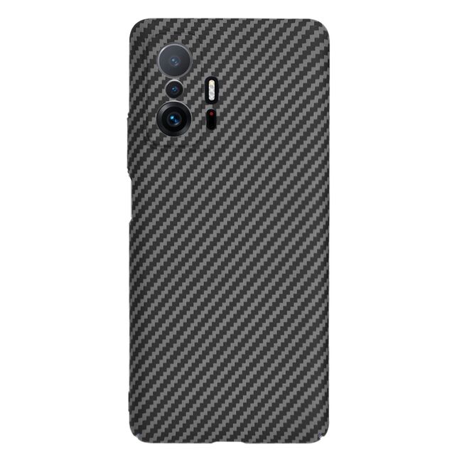 Husa pentru Xiaomi 11T 5G, 11T PRO 5G  CarbonFiber UltraSlim, Lightweight, negru