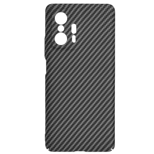Husa pentru Xiaomi 11T 5G, 11T PRO 5G  CarbonFiber UltraSlim, Lightweight, negru
