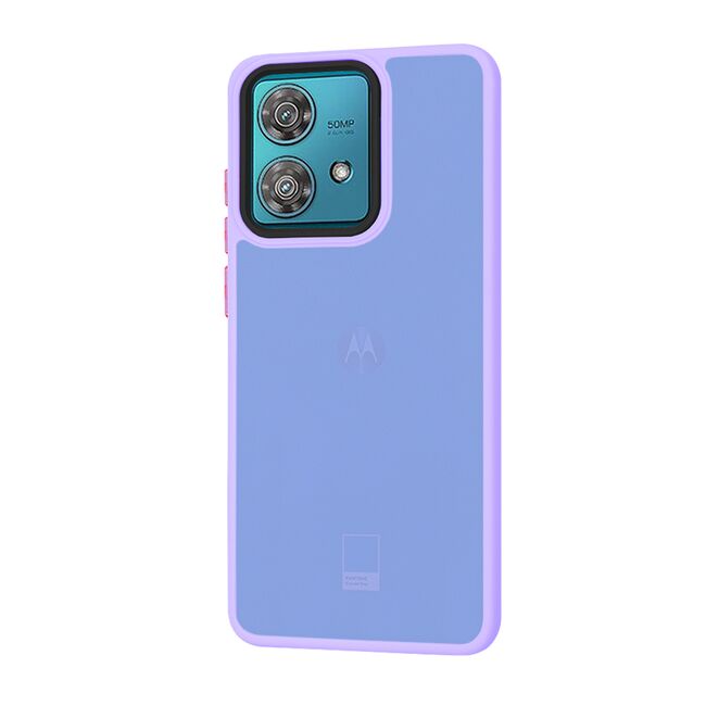 Husa pentru  Motorola Edge 40 NEO CarbonFiber UltraSlim, Lightweight, mov
