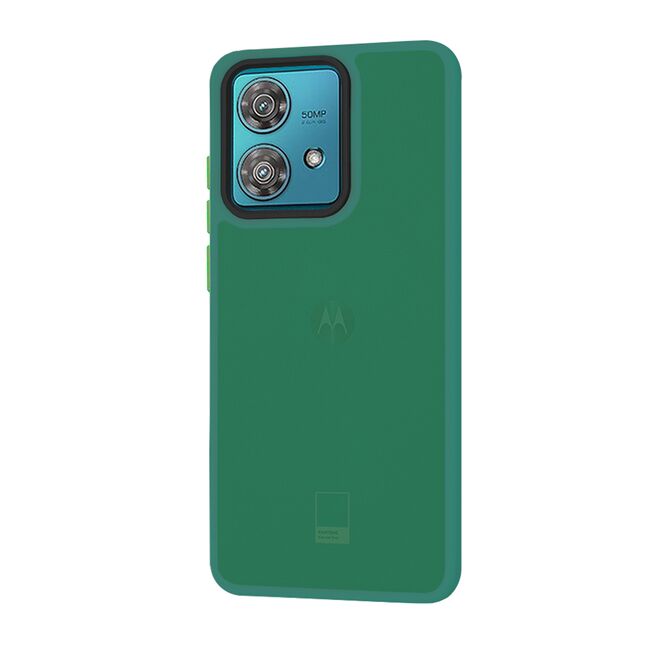 Husa pentru  Motorola Edge 40 NEO CarbonFiber UltraSlim, Lightweight, verde